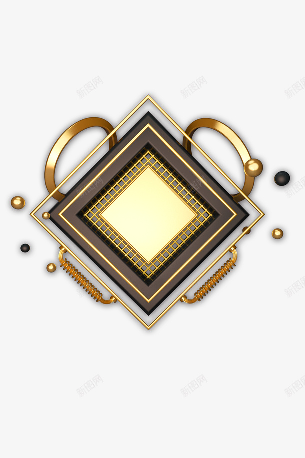 c4d效果背景装饰png免抠素材_88icon https://88icon.com c4d 四边形 画面装饰 装饰