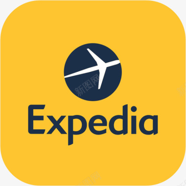 旅游目的地手机Expedia旅游应用图标图标