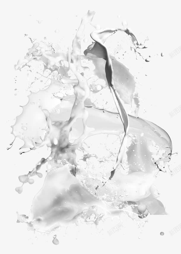 飞溅的牛奶png免抠素材_88icon https://88icon.com 液体飞溅 溅射 牛奶 白色 飞溅的牛奶