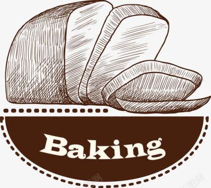 餐饮logo面包矢量图图标图标