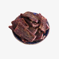 美味牛肉干产品实物里脊肉肉片手撕牛肉干高清图片