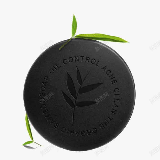 欧芮泉竹炭手工皂png免抠素材_88icon https://88icon.com 产品实物 手工皂 竹炭 黑色