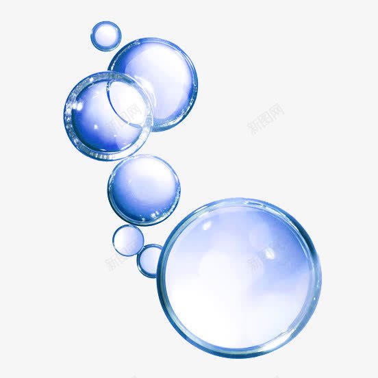 蓝色水球png免抠素材_88icon https://88icon.com 光环 水环 水球 蓝色