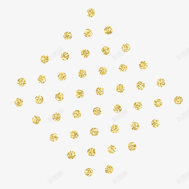 金色小圆点图形矢量图ai免抠素材_88icon https://88icon.com 圆形 圆点 平铺 排列 装饰 金色矢量小圆点图形 矢量图