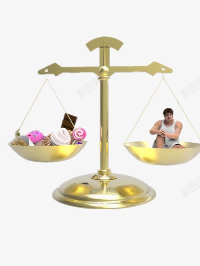 减肥png免抠素材_88icon https://88icon.com 天平称 肥胖 脂肪 重量