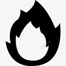 火焰标识灰烬标志图标高清图片
