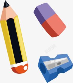 绘画橡皮卡通文具高清图片