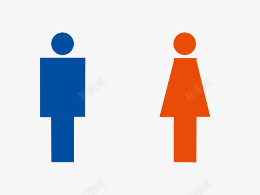 男女洗手间图标图标