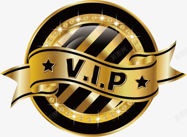 vip金色元素png免抠素材_88icon https://88icon.com png png素材 vip 加会员 卡通 金色