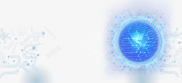 科技元素电路图星球光效png免抠素材_88icon https://88icon.com 光效 星球 电线图 电路图 科技元素