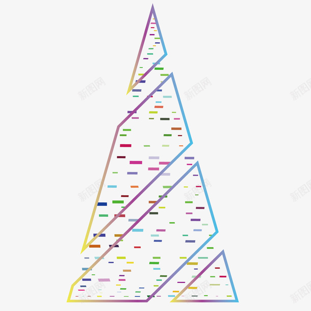 三角创意彩色线条矢量图ai免抠素材_88icon https://88icon.com 三角形 个性 几何 前卫 彩色 抽象 时尚 立体 矢量图