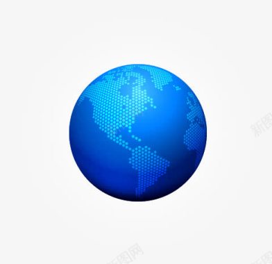 腾讯互联网地球形状地球村图标图标