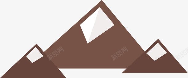 三座大山png免抠素材_88icon https://88icon.com 卡通图案 山 山坡 山峰 山顶 扁平化小山 扁平小山 旅游 郊外 高山