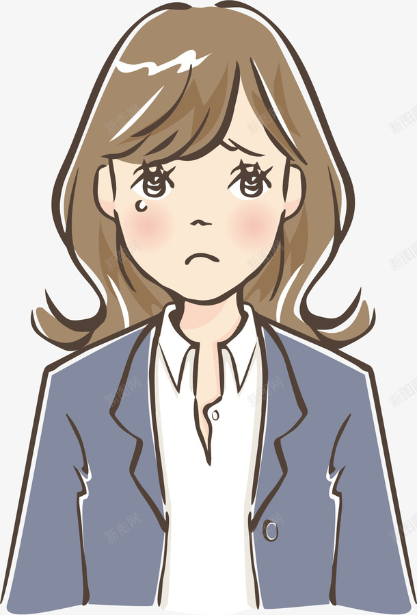 创意水彩哭泣女生装饰插画png免抠素材_88icon https://88icon.com 创意水彩卡通插画 卡通哭泣女生插画 哭泣 哭泣女生 委屈 插画 插画设计 水彩插画