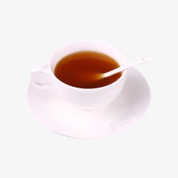 红糖姜茶杯子里的红糖水高清图片