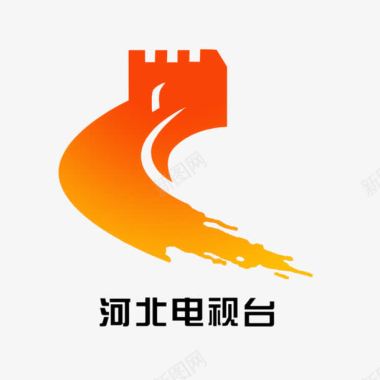 黄色黄岑河北电视台图标图标