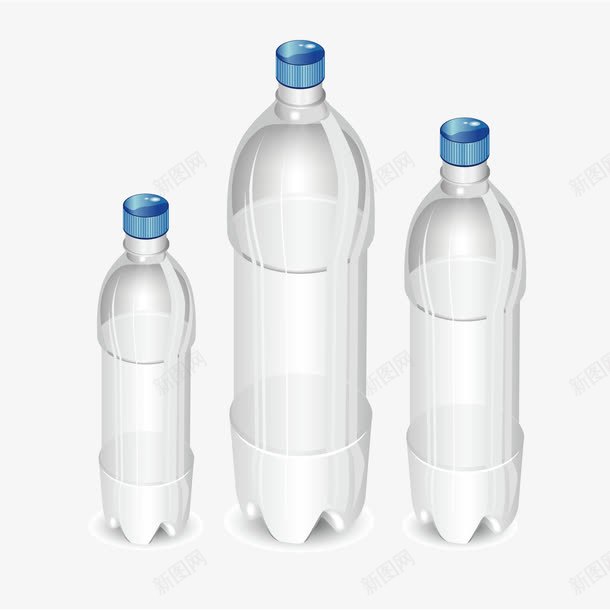 空饮料瓶png免抠素材_88icon https://88icon.com 可乐瓶 塑料瓶 大瓶饮料 汽水瓶 空饮料瓶 蓝色盖子