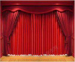 红色舞台效果红色幕布舞台效果高清图片