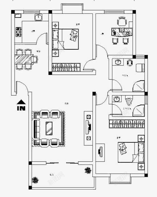 现代房屋平面png免抠素材_88icon https://88icon.com 室内平面图 室内设计 室内设计平面图 平面设计图 房屋平面图 房屋设计图 房间平面图