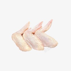 生鲜贝类食品鸡翅膀半翅实拍图高清图片