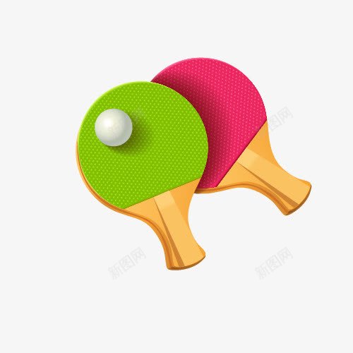 乒乓球运动png免抠素材_88icon https://88icon.com 乒乓球 体育用品 体育运动 健身 运动器材
