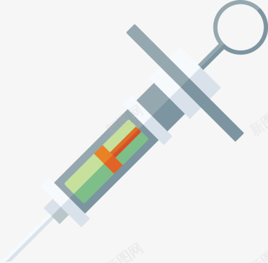 卡通接种疫苗医疗图标图标