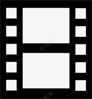 电影胶片透明元素图标图标