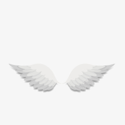 创意地产天使的翅膀卡通翅膀高清图片