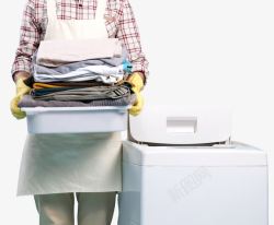 衣物洗涤洗衣服家务高清图片