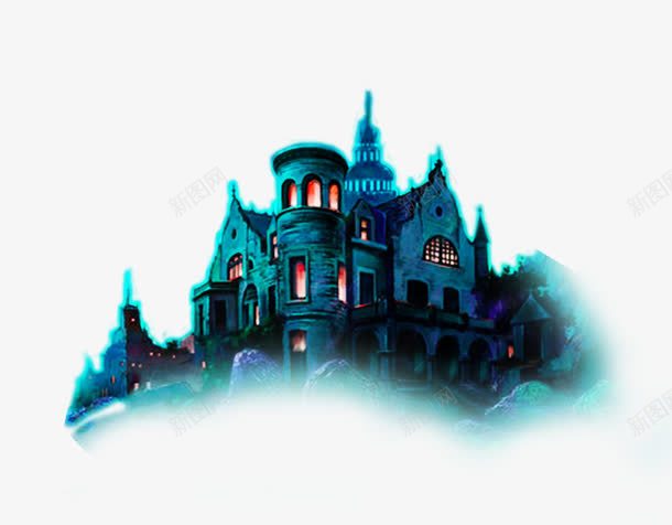 万圣节恐怖鬼屋png免抠素材_88icon https://88icon.com 万圣节恐怖鬼屋 恐怖万圣节装扮海报元素 疯狂万圣节海报元素