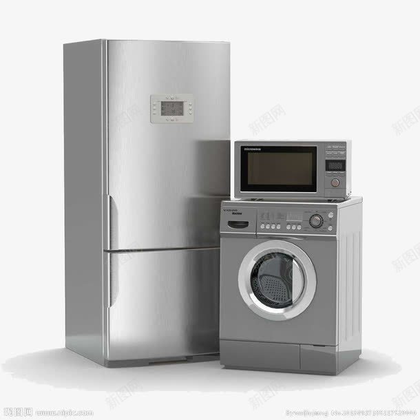 冰箱洗衣机png免抠素材_88icon https://88icon.com 冰箱 实物 家电 家电维修 洗衣机