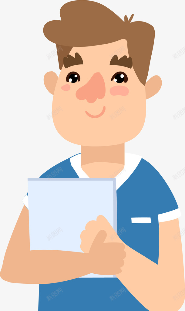 卡通可爱医生矢量图ai免抠素材_88icon https://88icon.com 人物 医务工作人员 医务工作者 医生 卡通 可爱 妇产科 患者 手绘 护士 教授 讲演 设计 矢量图