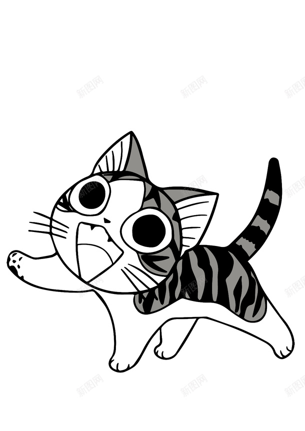 可爱猫咪psd免抠素材_88icon https://88icon.com 儿童画 卡通画 可爱猫咪设计 平面元素 猫咪图