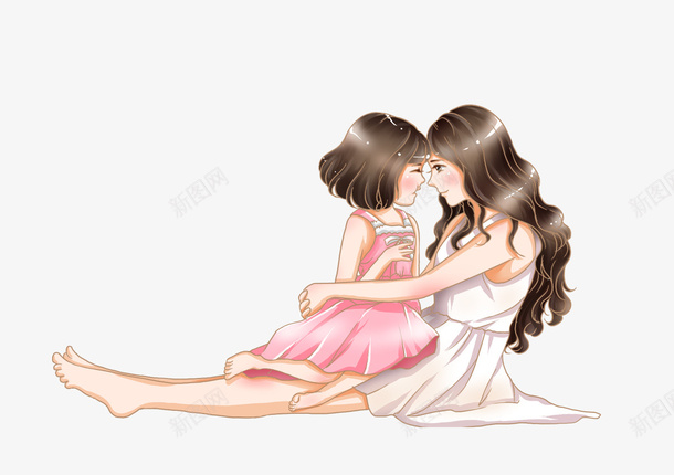 手绘可爱人物插图母亲节妈妈与女png免抠素材_88icon https://88icon.com 人物插图 可爱 女儿 妈妈 手绘 手绘可爱人物插图母亲节妈妈与女儿抱在一起免费下载 抱在一起 母亲节