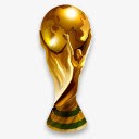 足球世界杯足球奖杯图标图标