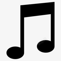透明简洁音乐符号素材