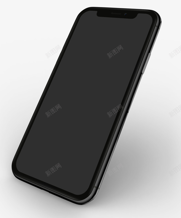 黑色iPhoneX苹果手机png免抠素材_88icon https://88icon.com iPhoneX iPhonex 产品实物 手机 苹果手机 黑色