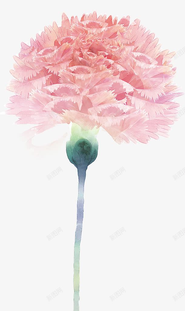 粉色盛开花朵png免抠素材_88icon https://88icon.com 卡通 桔梗 粉色的 美丽的 花朵 花瓣 装饰