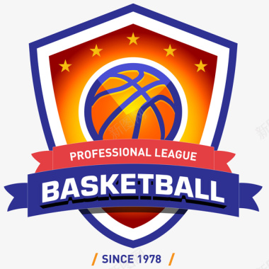 运动logo篮球俱乐部LOGO矢量图图标图标