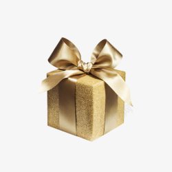 金色包装礼物盒素材