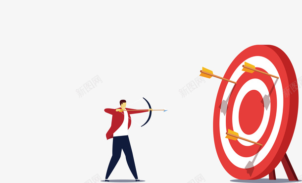 一个射箭的人和巨大的靶矢量图eps免抠素材_88icon https://88icon.com 人 圆形 射箭 巨大的靶子 标靶 矢量图 红色的衣服 红衣服 靶子