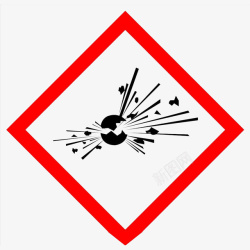 发展标志卡通易燃的化学品PS分层图标高清图片