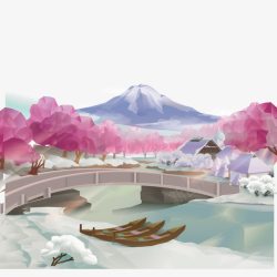 富士山风景素材