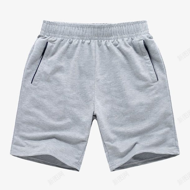 夏季运动灰色裤衩png免抠素材_88icon https://88icon.com 免抠 夏季 大裤衩 浅灰色 男士 短裤 运动