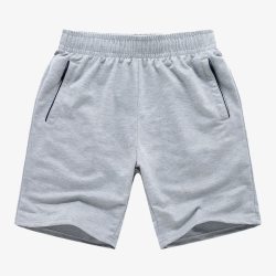 运动裤免扣夏季运动灰色裤衩高清图片