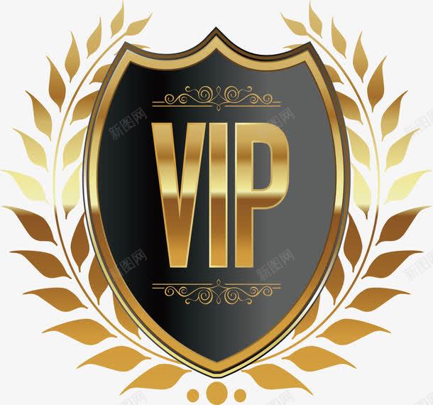 vip元素png免抠素材_88icon https://88icon.com png png素材 vip 加会员 卡通 金色