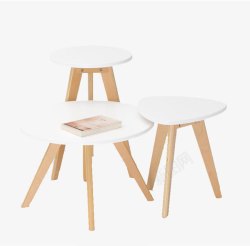 白色木制桌子素材