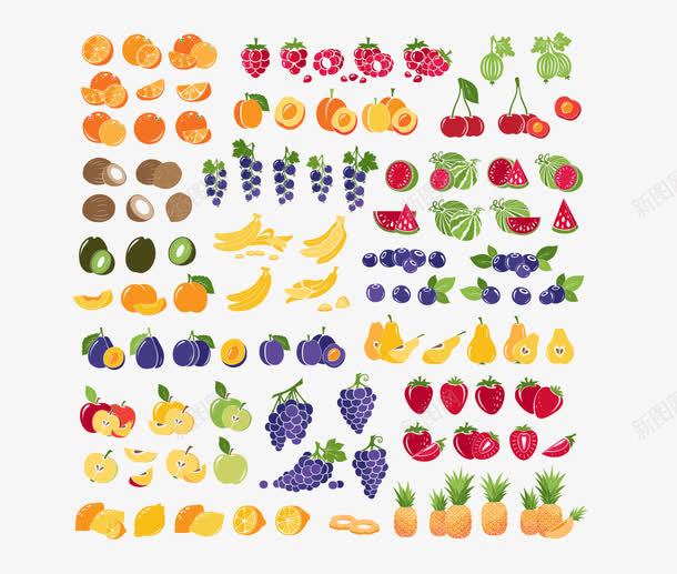 水果矢量图eps免抠素材_88icon https://88icon.com 叶子 桑葚 水果 牛油果 相机 苹果 草莓 葡萄 矢量图