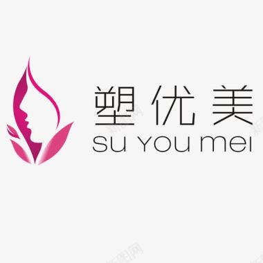 绿色的昆虫塑形优美减肥logo图标图标