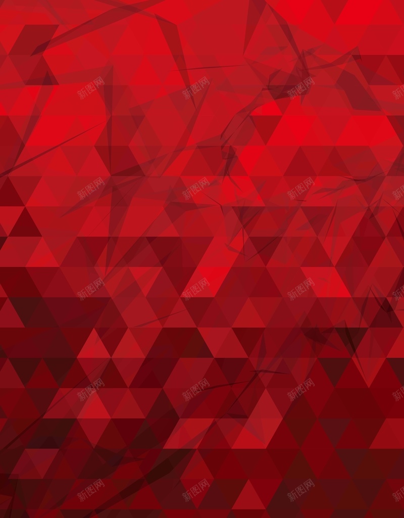 红色晶格化几何背景jpg设计背景_88icon https://88icon.com 几何 扁平 渐变 红色晶格化渐变几何矢量三角形